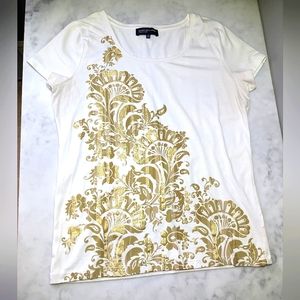 Jones New York T-shirt / Boho Tee